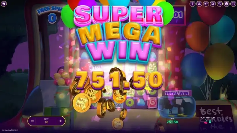 101 Candies slot screenshot 