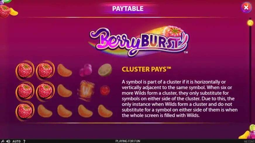 Berryburst slot screenshot