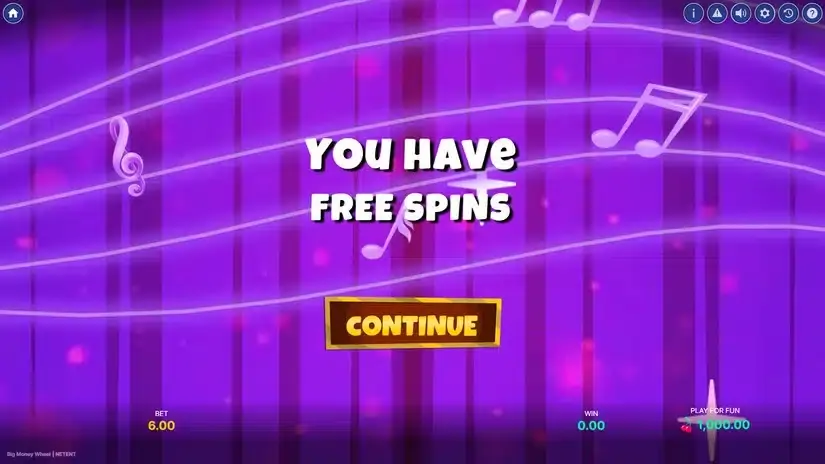 Big Money Wheel slot screenshot 2