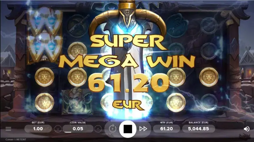 Conan slot screenshot 4
