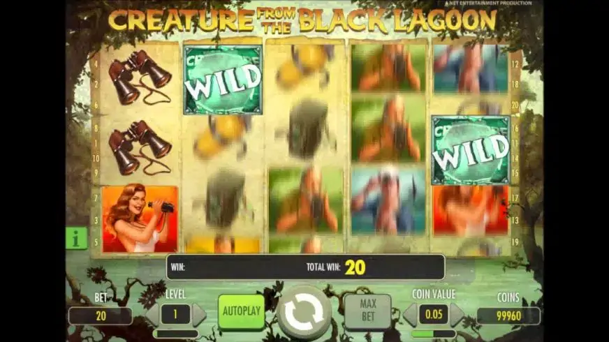 Creature from the Black Lagoon slot screenshot 3