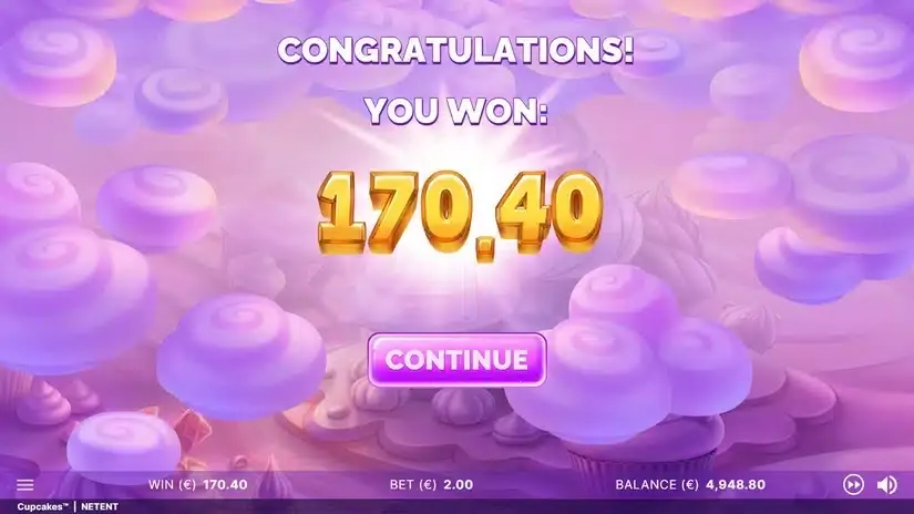 Cupcakes slot screenshot 