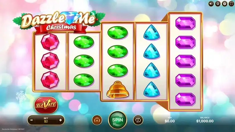Dazzle Me Christmas slot screenshot 