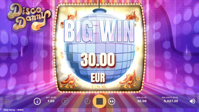 Disco Danny slot screenshot 2