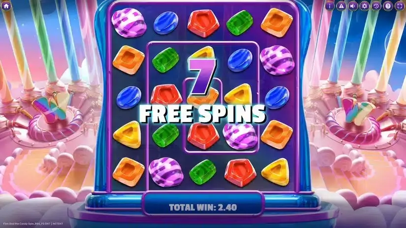 Finn and The Candy Spin slot screenshot 1