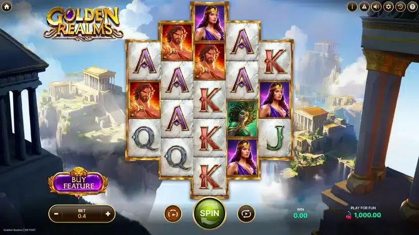 Golden Realms slot screenshot 