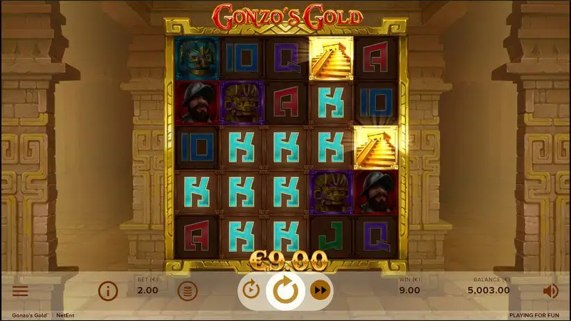 Gonzo’s Gold slot screenshot 2
