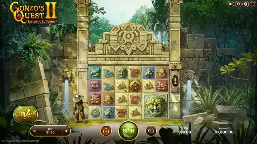 Gonzo’s Quest 2 slot screenshot 