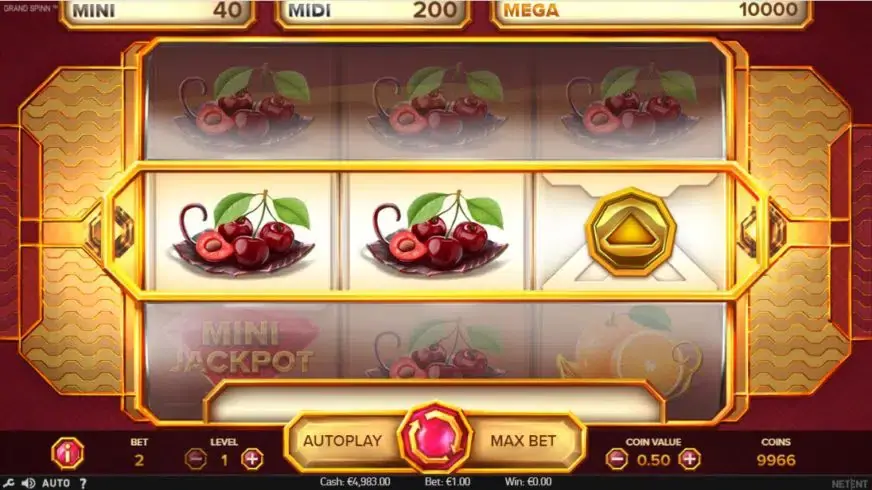 Grand Spinn Superpot slot screenshot 4