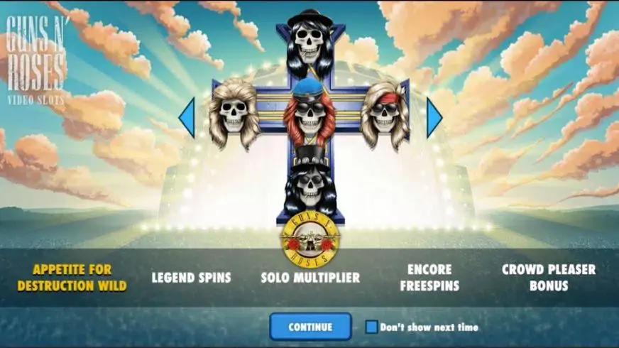 Guns N’ Roses slot screenshot 3