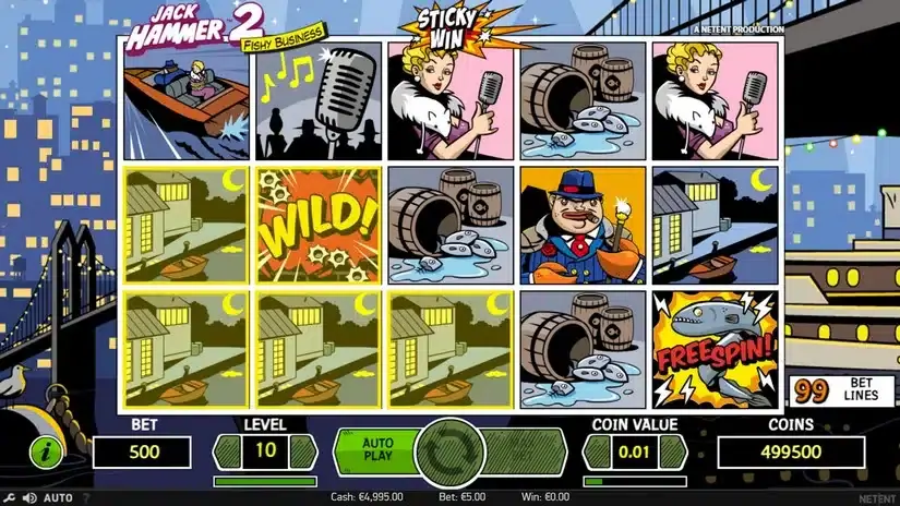 Jack Hammer 2 slot screenshot 2