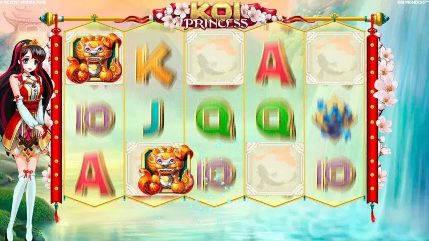 Koi Princess slot screenshot 