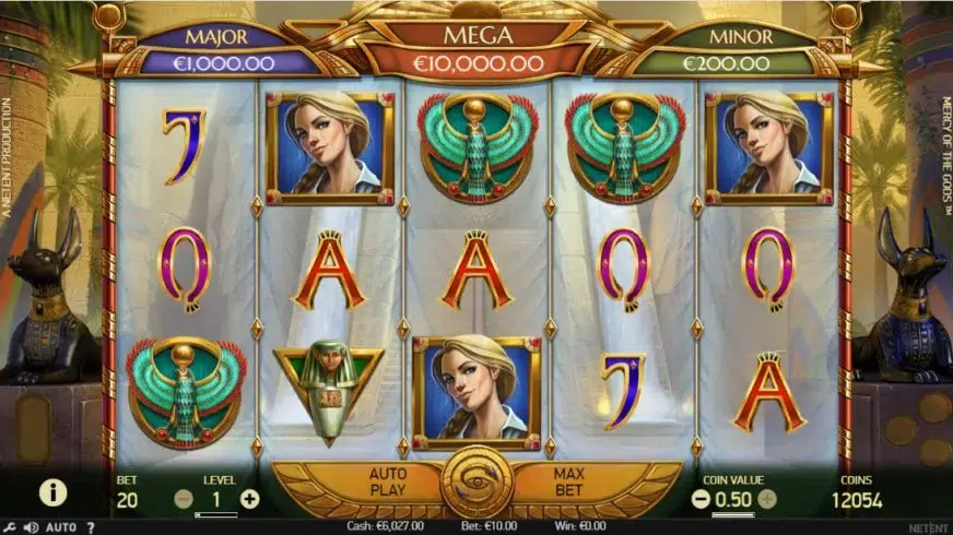 Mercy of the Gods slot screenshot 1