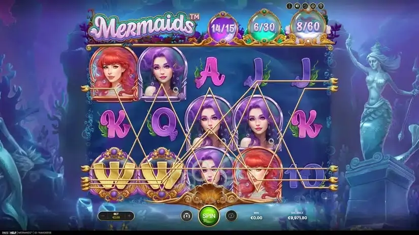 Mermaids slot screenshot 3