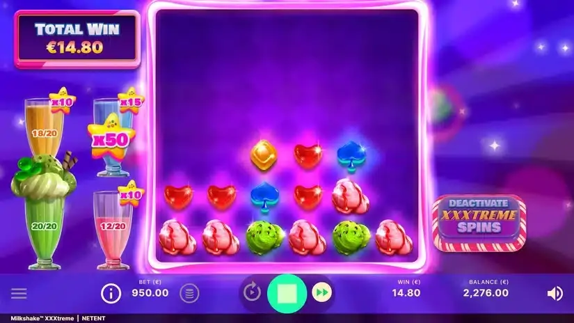 Milkshake XXXtreme slot screenshot 4