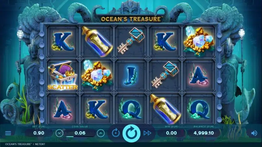 Ocean’s Treasure slot screenshot 