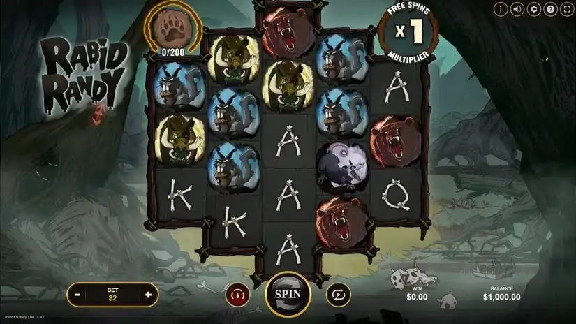 Rabid Randy slot screenshot 