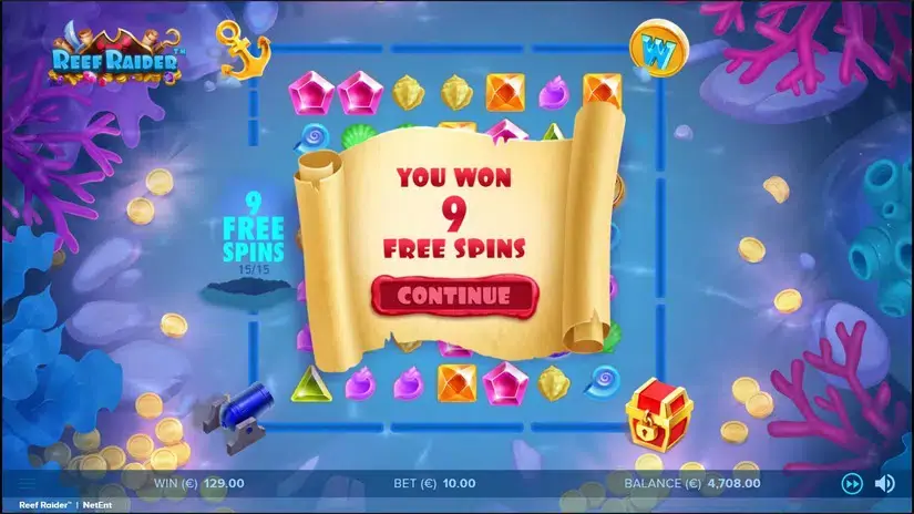 Reef Raider slot screenshot 6