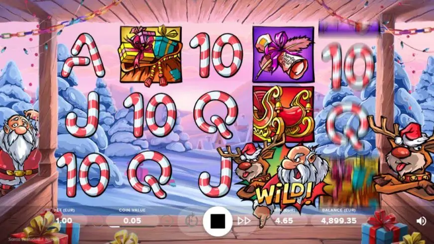Santa vs Rudolf slot screenshot 5