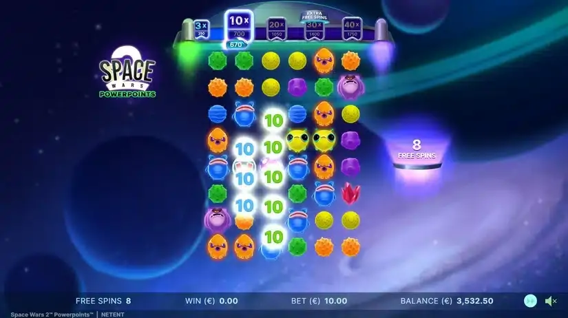 Space Wars 2 Powerpoints slot screenshot 5