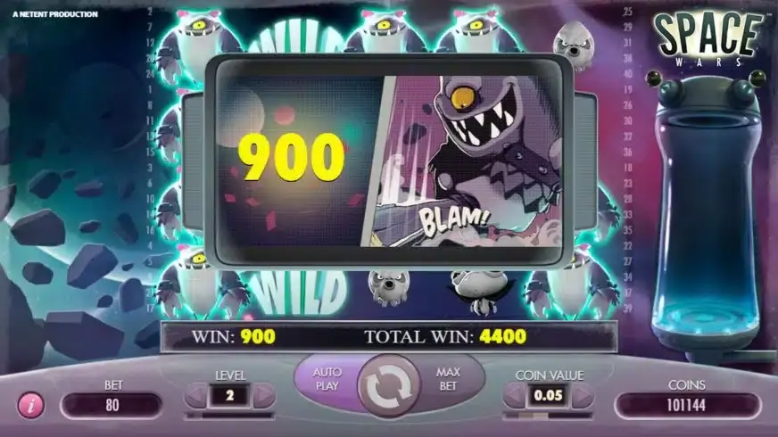 Space Wars slot screenshot 