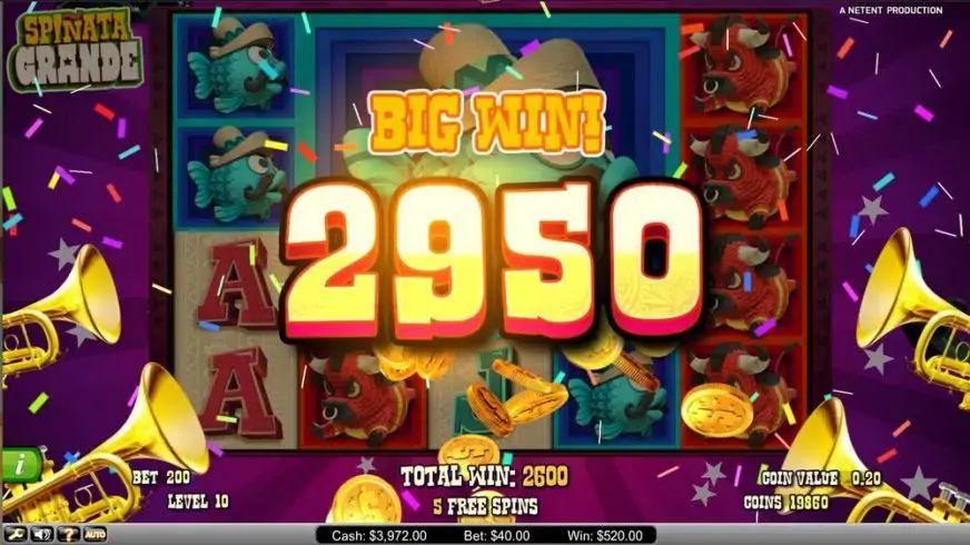 Spinata Grande slot screenshot 4