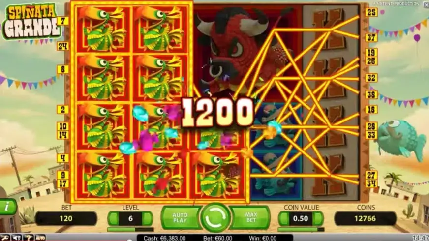 Spinata Grande slot screenshot 2