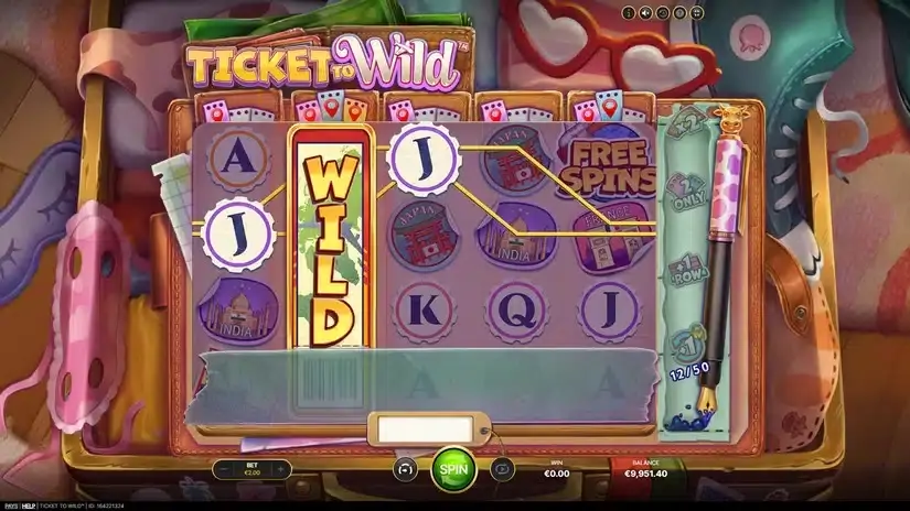 Ticket To Wild slot screenshot 4