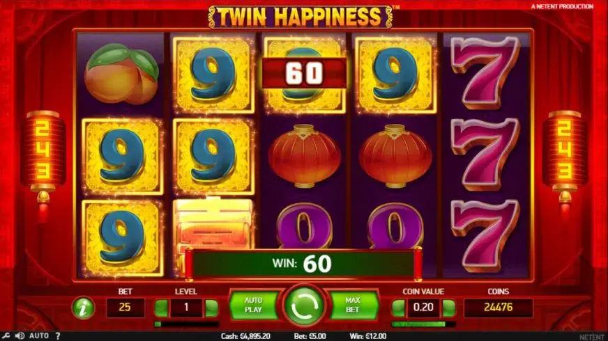 Twin Happiness slot screenshot 4