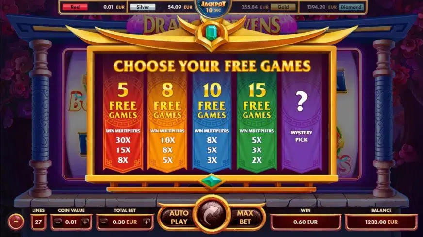 Dragon Sevens slot screenshot 4