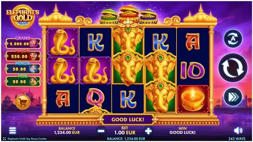 Elephant’s Gold: Buy Bonus Combo slot screenshot 1