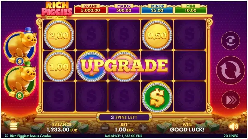 Rich Piggies: Bonus Combo slot screenshot 3