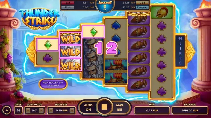 Thunderstrike slot screenshot 2