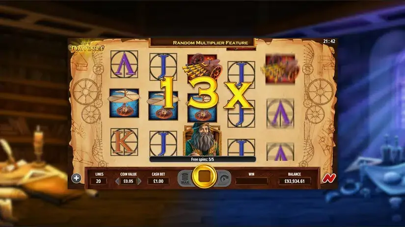 Age of DaVinci slot screenshot 3