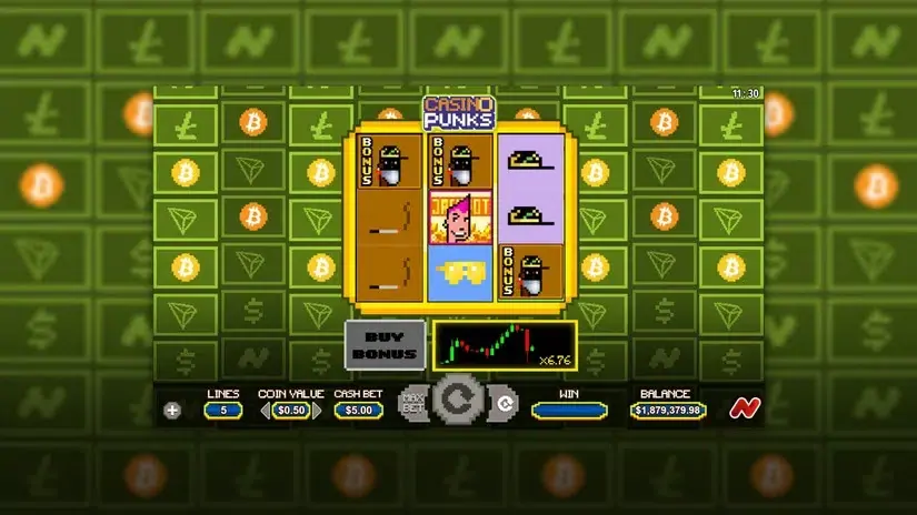 Casino Punks slot screenshot 3