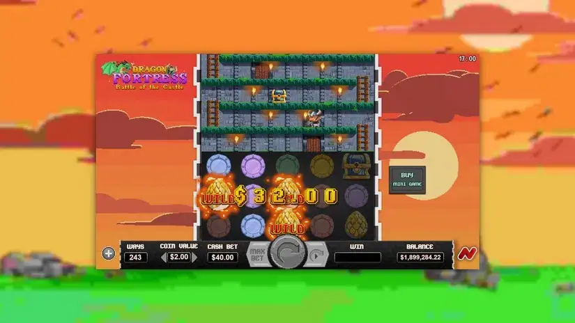 Dragon Fortress Battle of the Castle slot screenshot 3