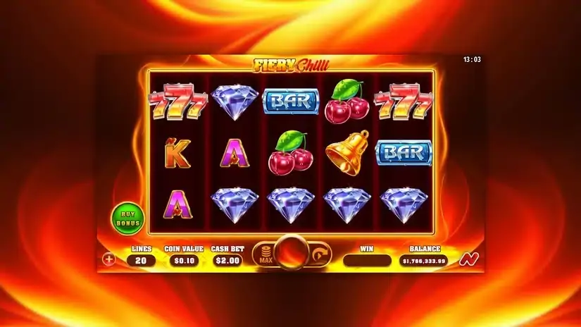 Fiery Chilli slot screenshot 1