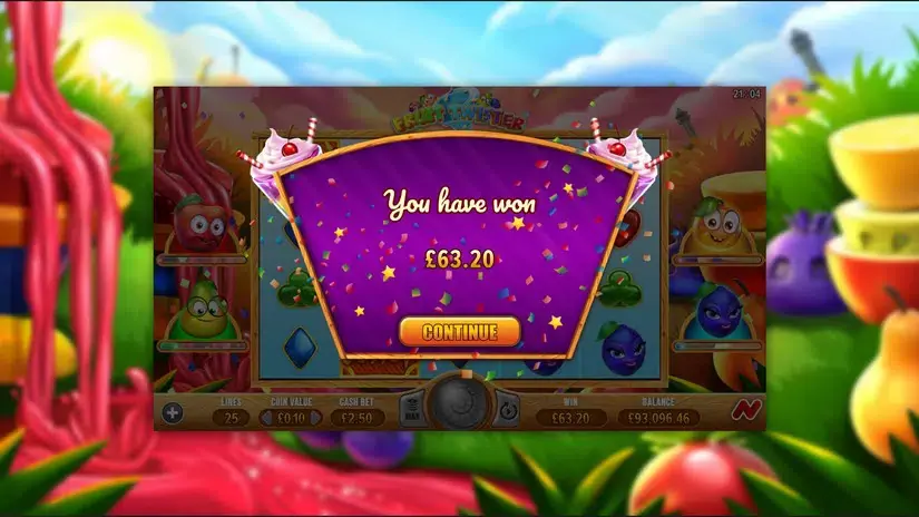 Fruit Twister slot screenshot 