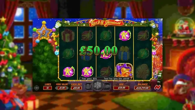 Lucky Christmas slot screenshot 5