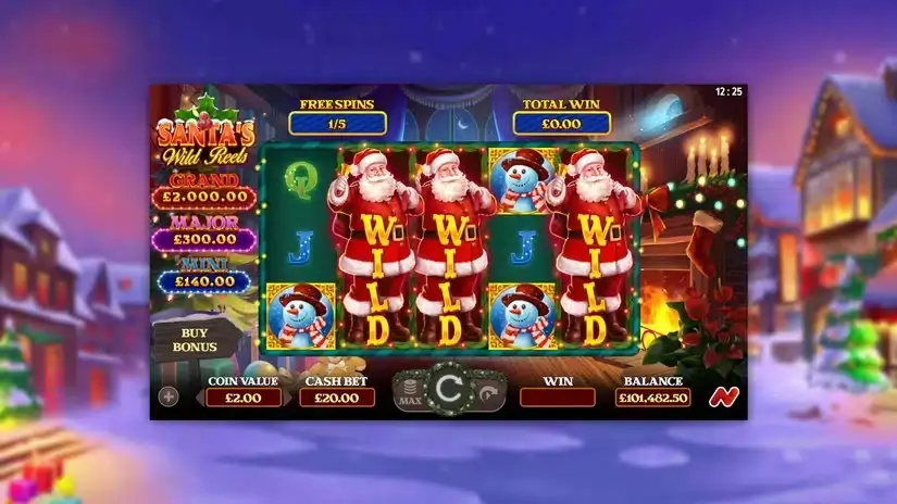 Santa’s Wild Reels slot screenshot 4