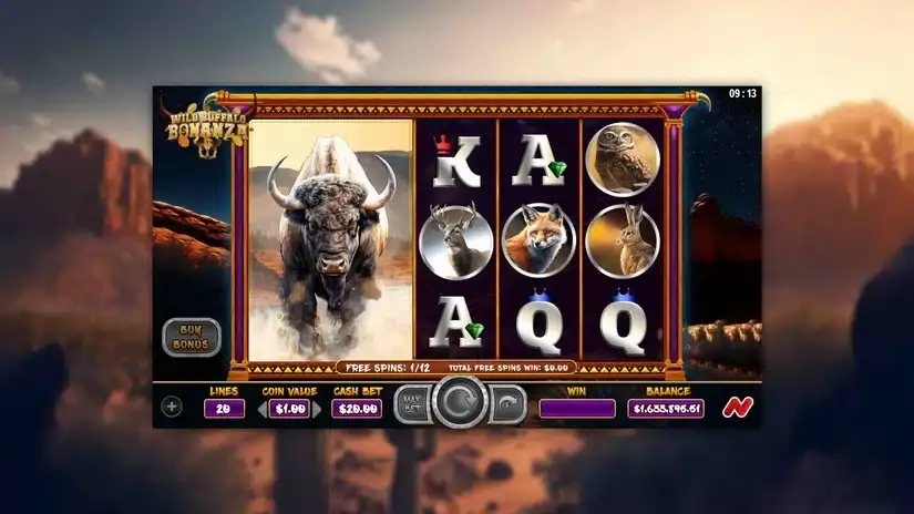 Wild Buffalo Bonanza slot screenshot 4