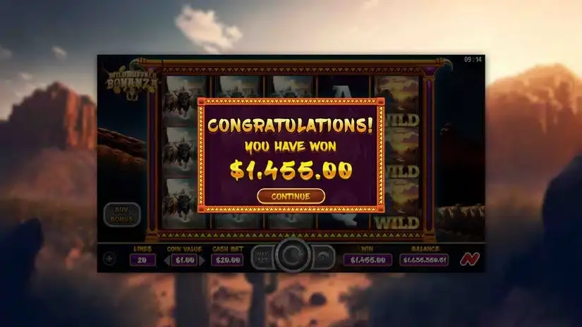 Wild Buffalo Bonanza slot screenshot 6