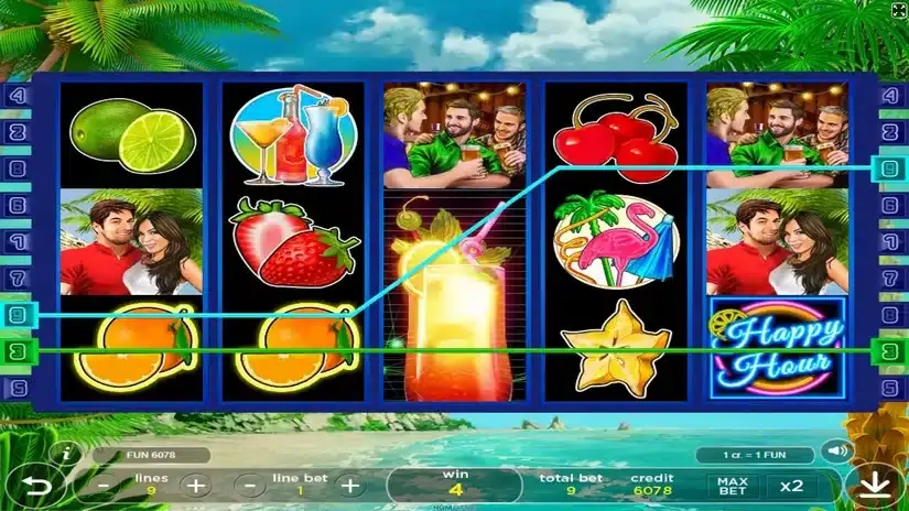 Olivers Bar Deluxe slot screenshot 2