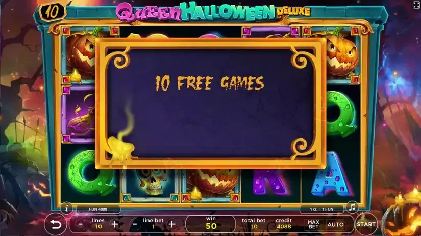 Queen Halloween Deluxe slot screenshot 4