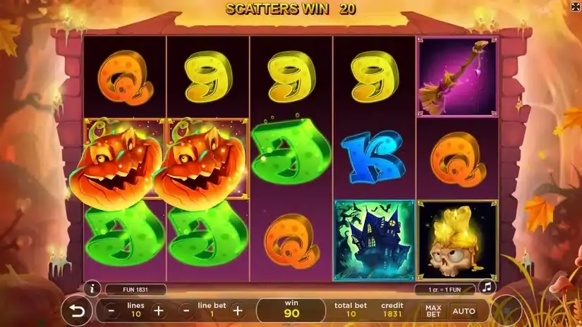 Queen Halloween slot screenshot 4