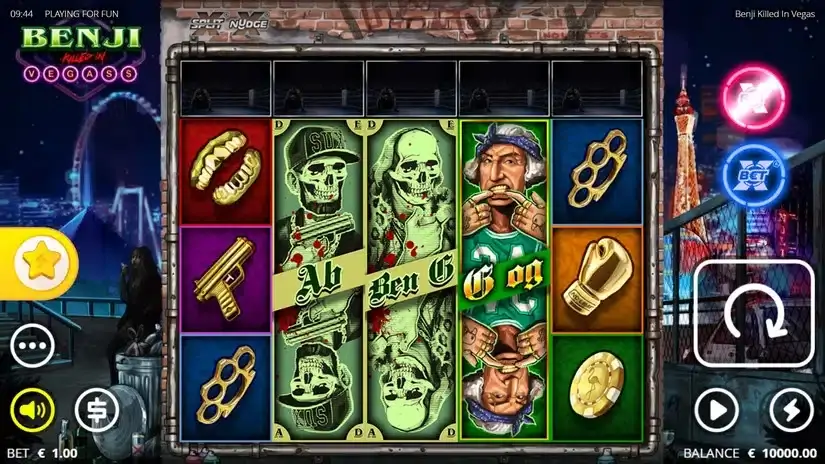 Benji Killed In Vegas slot screenshot 