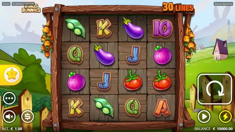 Bonus Bunnies slot screenshot 