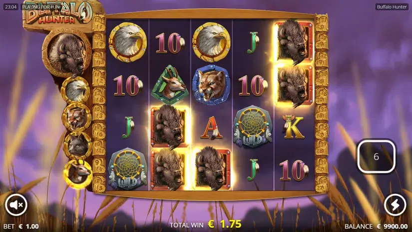 Buffalo Hunter slot screenshot 