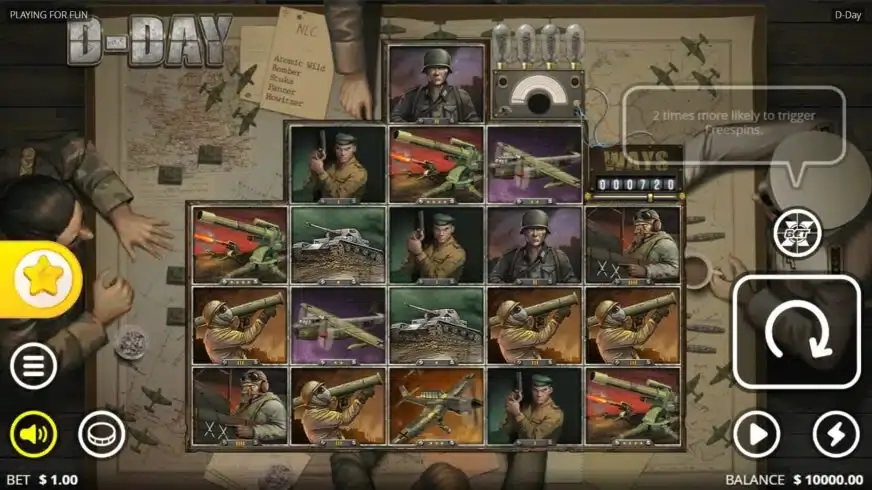 D-Day slot screenshot 