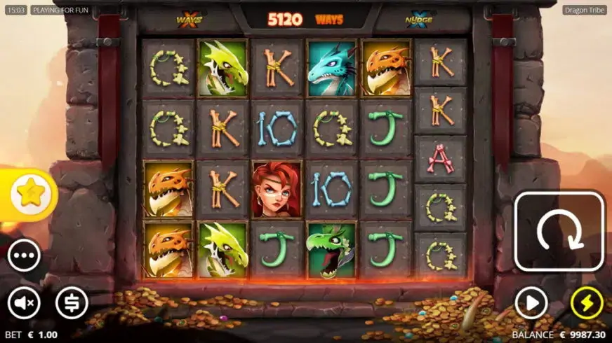Dragon Tribe slot screenshot 